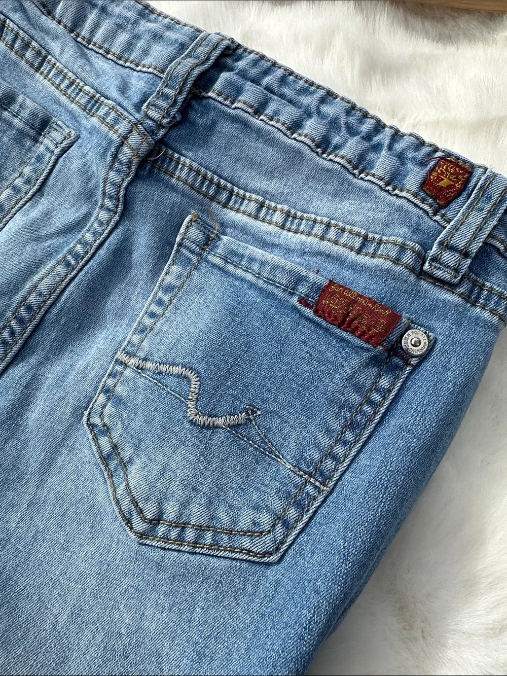 Girls jeans size 12. Two are NWT. YMI RSQ 7 for all Mankind